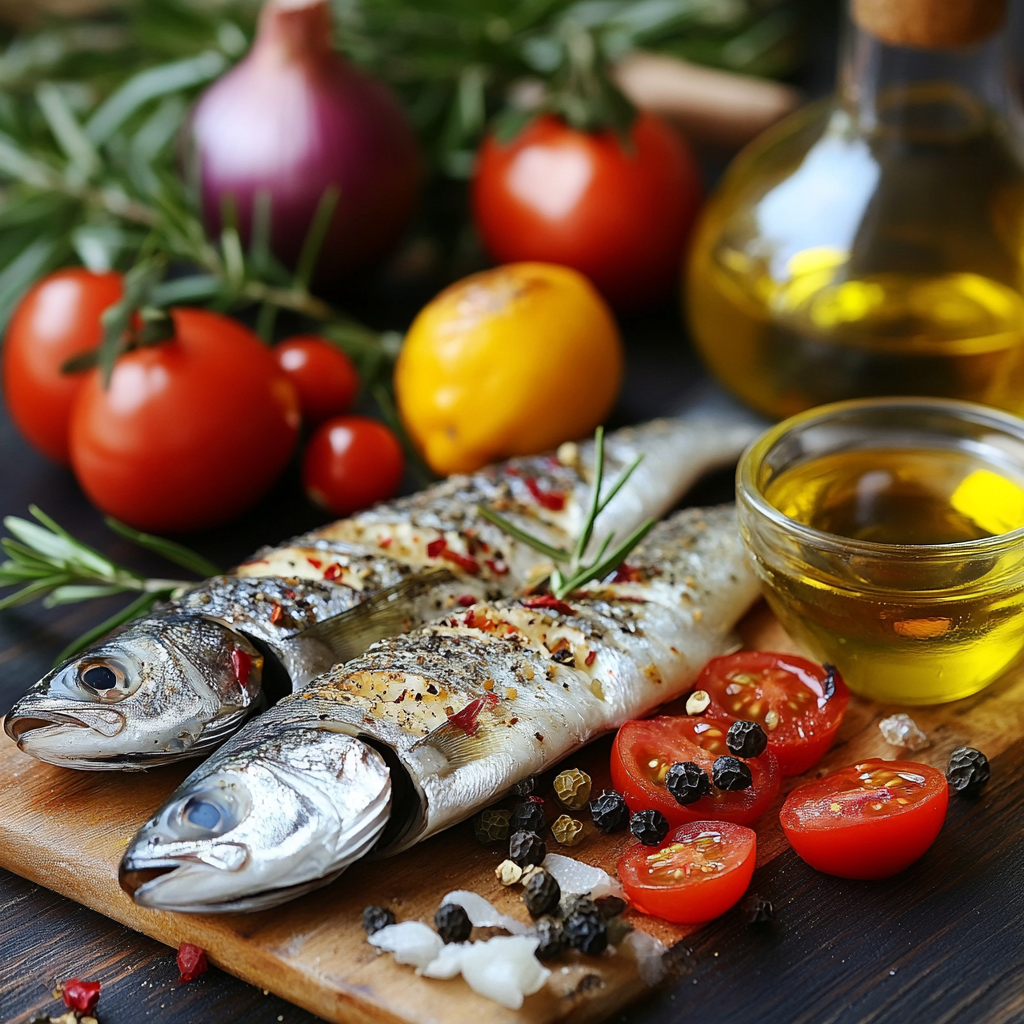 Середземноморська дієта - риба, оливкова олія та овочі